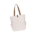 thumbnail image 1 of S SERENABLE Pickleball Bag Lightweight Outdoor Sports Racquet Handbag with Paddle Pocket white, 1 of 9