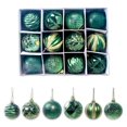 thumbnail image 1 of AMERTEER Rouge PVC Mini Boules Suspendues Petites Boules de Noël Ornements 12 Comte, 1 of 9