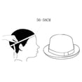 thumbnail image 2 of Harpily Fashion Women Beading Braid Hat Muslim Ruffle Cancer Wrap Cap Sleep Caps Satin Lined Hair Bonnets, 2 of 3
