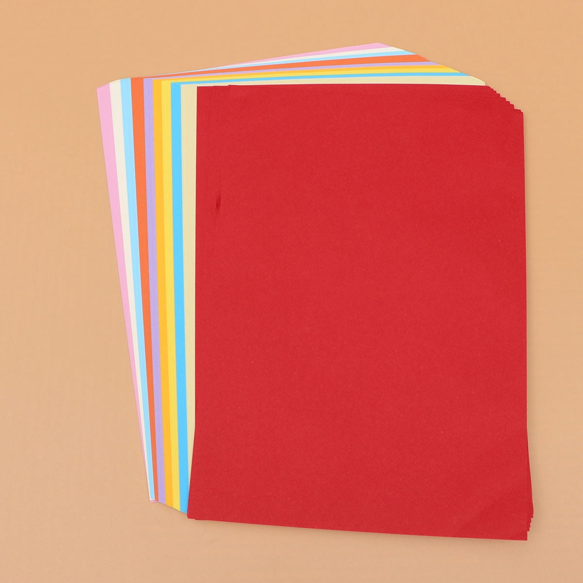 TEHAUX 100 Sheets Coloured Printer Paper Colored Copy A4 Paper Assorted Color Suitable for School Office Supplies