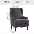 thumbnail image 4 of Amdohai Sofa Covers Wing Chair Elastic Fabric Stretch Couch Slipcover Polyester, 4 of 7