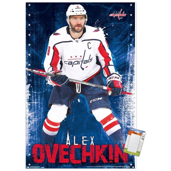 NHL Washington Capitals - Alex Ovechkin 17 Wall Poster, 22.375" x 34"