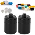 thumbnail image 1 of Récipient pour Médicaments, Conteneur de Pilule en Alliage d'Aluminium Imperméable pour le Camping, 1 of 8