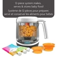thumbnail image 2 of Baby Brezza One Step Baby Food Maker Deluxe, with Pouch + Funnel System - White, 2 of 8