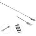 thumbnail image 2 of TIELUTT Fourchette Extensible Fourchette Télescopique en Acier Inoxydable Fourchette Extensible Réglable Fourchette Extensible de 8,7 à 25,6 Pouces Fourchette de Camping Rétractable Cure-Dents Longue Bâtonnet de Hot-Dog Bâtons de Brochettes en Bois Mini Extérieur, 2 of 8