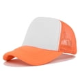 thumbnail image 1 of Mens and Womens Sponge Color Matching Simple Casual Peaked Cap Travel Holiday Sports Baseball Cap, 1 of 4
