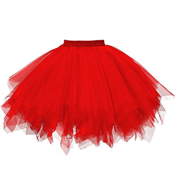 jovati Jupe Tutu pour Femmes Jupe Plissée en Gaze de Haute Qualité pour Femmes Jupe Courte Jupe de Danse pour Adulte