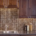 thumbnail image 2 of Fasade Traditional Style/Pattern 1 Vinyl Backsplash Panel Bermuda Bronze 6X6 Inch Sample, 2 of 5