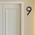 thumbnail image 5 of EGNMCR 5 Inch Modern Metal House Numbers Black Door Number House Address Letters And Numbers For Outside Signs Door number sign, 5 of 5