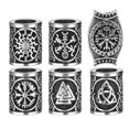 thumbnail image 3 of Xuanheng Beard Beads Rings Hair DIY Jewelry Tube Beard Dreadlock Braid, 3 of 8