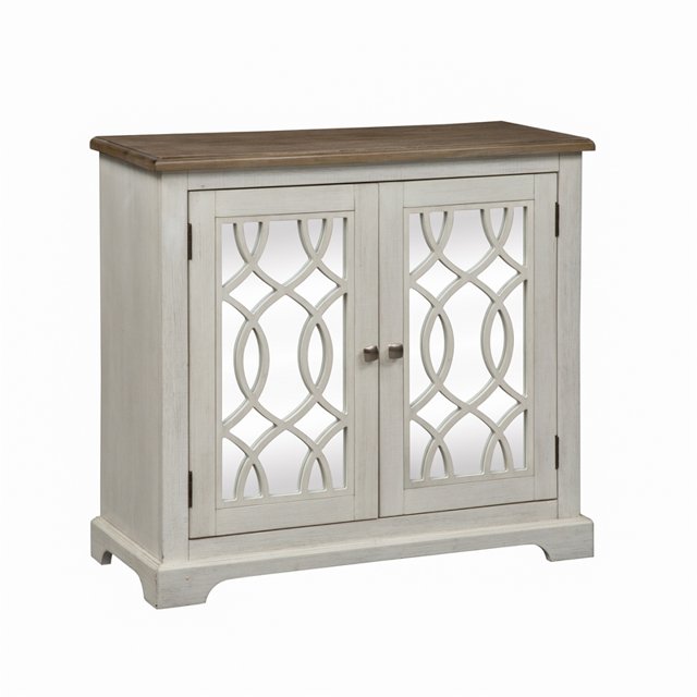 Liberty Furniture 2 Door Mirrored Accent Cabinet
