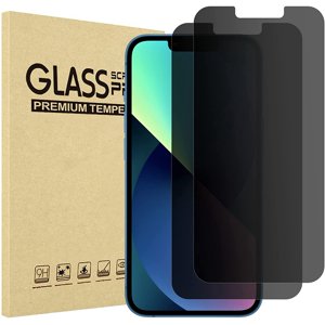 2 Pack iPhone 13 / iPhone 13 Pro Privacy Screen Protector, 9H Anti Spy Dark Tempered Glass Screen Film Guard for iPhone 13/13 Pro 6.1 Inch 2021, Case Friendly, Bubble-Free