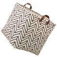 thumbnail image 5 of AMERTEER Storage Box Canvas Laundry Clothes Toy Basket Folding Storage Bin Organizer, 5 of 5