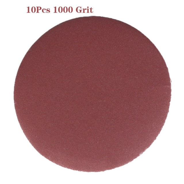 10Pcs 5Inch/125Mm 40-2000Grit Round Shape Disk Sand Sheets Sandpaper Polishing