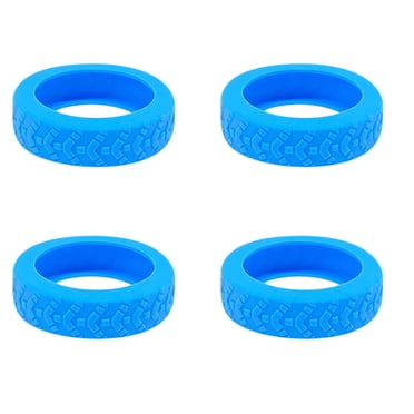 Meitianfacai New Luggage Wheel Covers - 4PCS Luggage Compartment Wheel Protection Cover, Shock-proof Carry on Suitcase Wheel Protector Covers, Luggage Wheels Silent Protection Cover