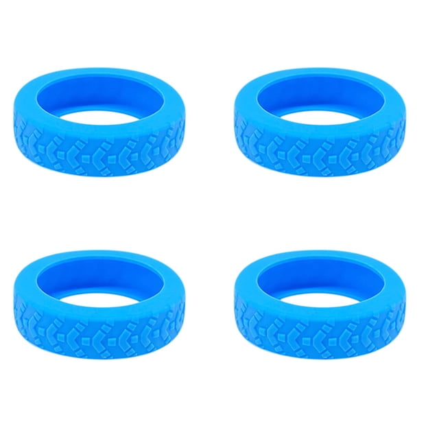 LSLJS Protège-Roulettes de Valise 4 Pcs, Housses de Roues de Valise en Silicone Silencieuses Colorées, Housses de Roues de Valise, Petite Valise avec Roues, Roues de Valise, Roues de Valise, Accessoires pour la Maison
