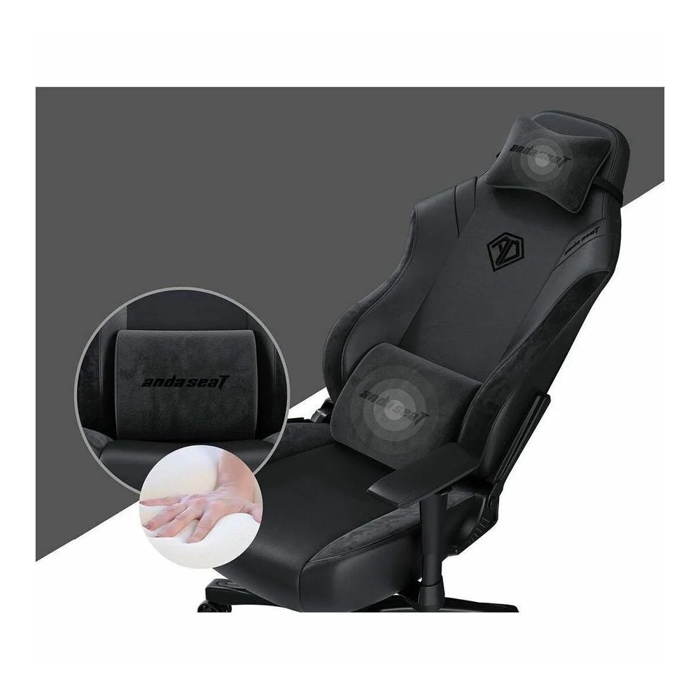 Andaseat Phantom 4 Chaise de jeu Premium - Rouge/Noir