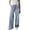 Bleu Clair, variante sur Breezora Jeans à Jambe Grand Coupe Décontractée pour Femmes Pantalon en Denim Extensible Droit Tendance Ample Décontracté Style 2025 Taille TG Blanc