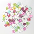 thumbnail image 4 of MasteelfCA 200pcs Colorful Wooden Buttons Dotted Plum Shaped Buttons 2 Holes for Sewing Crafting, 4 of 7