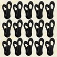 thumbnail image 3 of 25 Pcs Plastic Towel Clips Bright Color Multi-purpose Windproof Clothespin Clothes Drying Hanger for Clothesline Utility (Black), 3 of 9