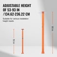 thumbnail image 3 of VEVOR Adjustable Floor Jack Post House Floor Leveling Lift 53"-93" Height Range, 3 of 8