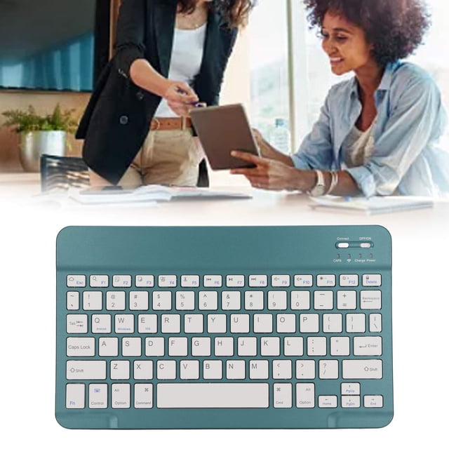 Clavier Sans Fil, Technologie BT 3.0 Connexion Stable Design Compact Léger, avec Fonction Écran Verrouillable, pour IOS PC Tablette Ordinateur Portable