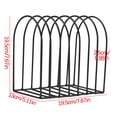 thumbnail image 3 of JilgTeok 1 Packs Wire Magazine Holder for Desk File Organizer, Rustproof Metal Shelf for Office, Home, School Stylish Storage for Newspapers, Folders, Mail, 3 of 5