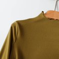 thumbnail image 4 of FAIWAD Women's Bottomed Tunic Tops Long Sleeve Round Neck Stretch Basic Lightweight Pullover Tops, 4 of 7
