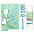 thumbnail image 1 of Gillette Venus Extra Smooth Women’s Razor Blades, Handle, 4 Razor Blade Refills, Satin Care Sensitive Skin Shave Gel, Holiday Gifts for Women, 1 of 18