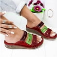 thumbnail image 4 of Qertyioot Chaussures Pantoufles Décontractées pour Dames Femmes, Mode, Couleurs Mixtes, à Enfiler, 4 of 4