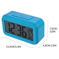 thumbnail image 1 of Dvkptbk Alarm Clock Temperature Version Smart Clock, Silent Clock, Electronic Clock, Light Sensing Alarm Clock, Snoozy Student Smart Lcd Alarm Clock Home & Garden, 1 of 2