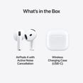thumbnail image 4 of Écouteurs Sans Fil Apple AirPods 4 Remis à Neuf avec Puce H2, Audio Spatial Personnalisé, Isolation Vocale, Blanc, MXP63AM/A, 4 of 5