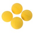 thumbnail image 4 of 4pcs Yellow Rubber Balls Rebound Rate High Highly Visible Sports Balls For Sports Ball Game Practice Training, 4 of 8