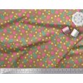 thumbnail image 2 of Soimoi Toile de Jersey de Coton Cercle, Point et Triangle Géométrique Décor Tissu Imprimé Yard 58 Pouces de Large, 2 of 3
