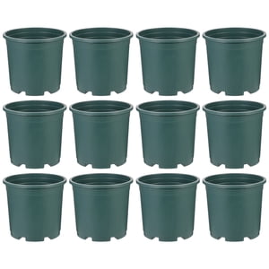 12Pcs Jardinage Pots de fleurs en plastique Planteurs de fleurs Jardin Pots pots de plantes Fournitures de jardin