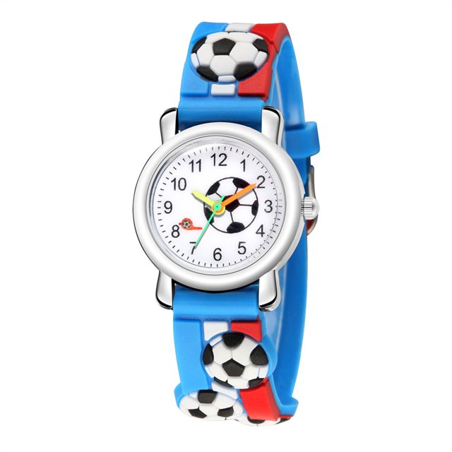 Kcodviy 3D Quartz Sports Pattern Watch for Football Gift Trend 's Watches Watch 's Watch