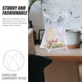 thumbnail image 2 of 1Pcs Trash Bag Rack White Foldable Standing Durable Easy to Change Garbage Storage Bags, 2 of 8