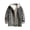 Grey, variant on Amzcrzy Plus Size Jackets for Men Fashion Long Sleeve Hooded Jean Jackets Casual Oversized Drawstring Mens Jackets with Pockets 3XL