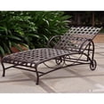 thumbnail image 3 of International Caravan Chaise Longue de Patio en Fer Santa Fe, Brun Mat, 3 of 4