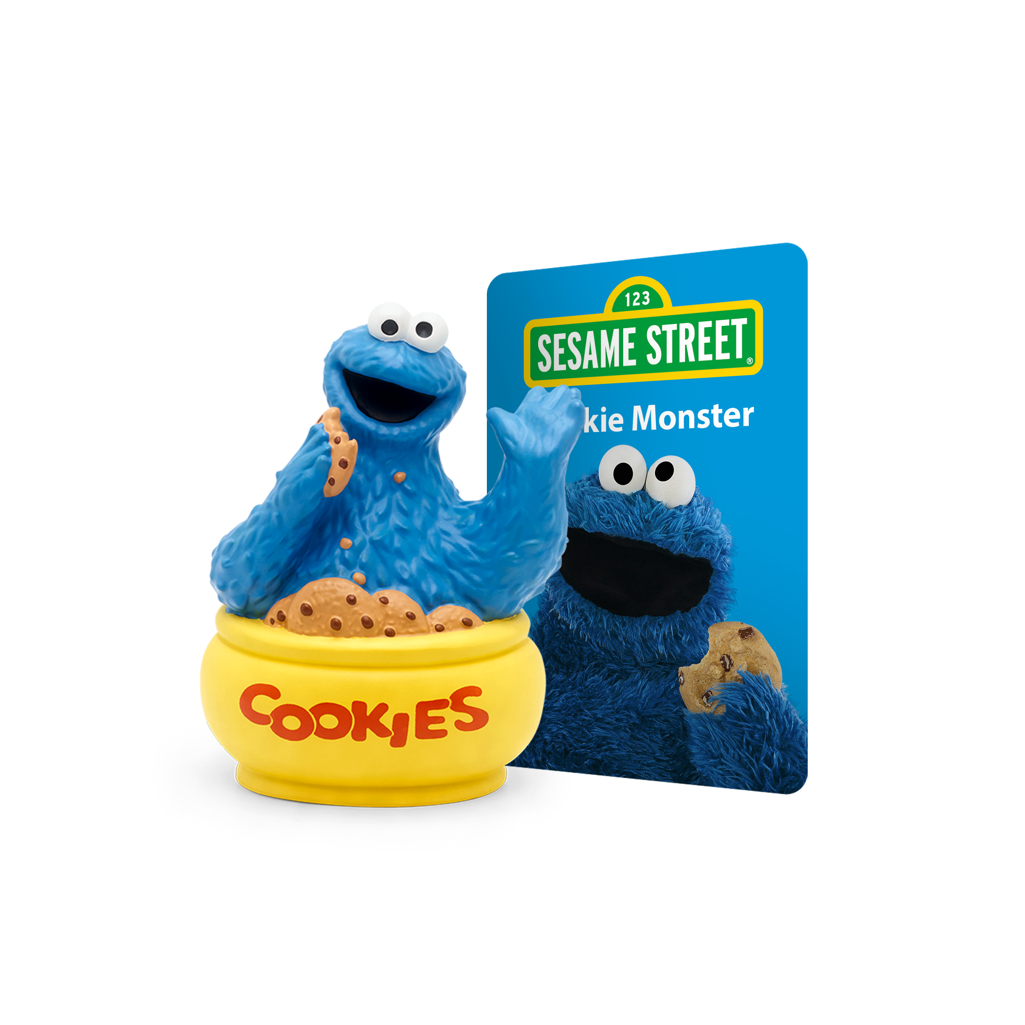 tonies Toniebox 2 Bundle with Elmo, Abby Cadabby and Cookie Monster from Sesame Street – Sunset Red (English)