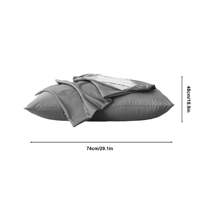 Dvruxg Pillow Protector 18.9x29.1in - Waterproof & Breathable Pillowcase, Machine Washable for Hotel, Home, Dorm