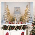 thumbnail image 2 of Feltree Christmas Tapestry Christmas Tree Snow Scene Photo Background Hanging Cloth Christmas Event Party Decoration Background Wall Cloth, 2 of 7