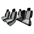 thumbnail image 1 of For 2011–2021 Jeep Grand Cherokee FH Group Neoprene Waterproof Custom Fit Car Seat Covers - Full Set Gray, 1 of 5