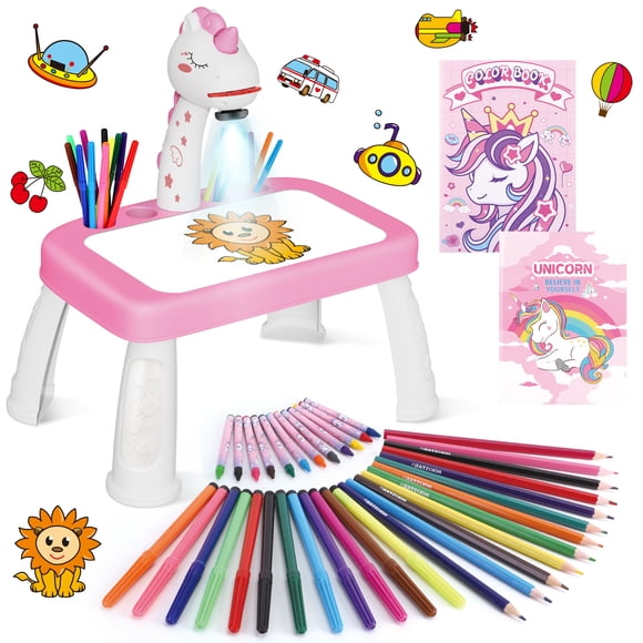 Unicorn Projecteur de Dessin, Projecteur d'Art pour le Traçage, Trousses d'Arts et d'Artisanat pour 3+ Ans