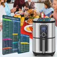 thumbnail image 2 of TIMIFIS Kitchen Gadgets Air Fryer Magnetic Times Cheat Sheet Air Fryer Accessories Magnetic Chart Home & Kitchen ummer, 2 of 7