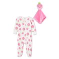 thumbnail image 1 of George Baby Girls' Sleeper 2-Piece Set, 1 of 2