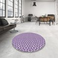 thumbnail image 4 of Ahgly Tapis Rectangulaire Lavable en Machine Intérieur Transitionnel Fleur Rose, 6 Pieds x 9 Pieds, 4 of 7