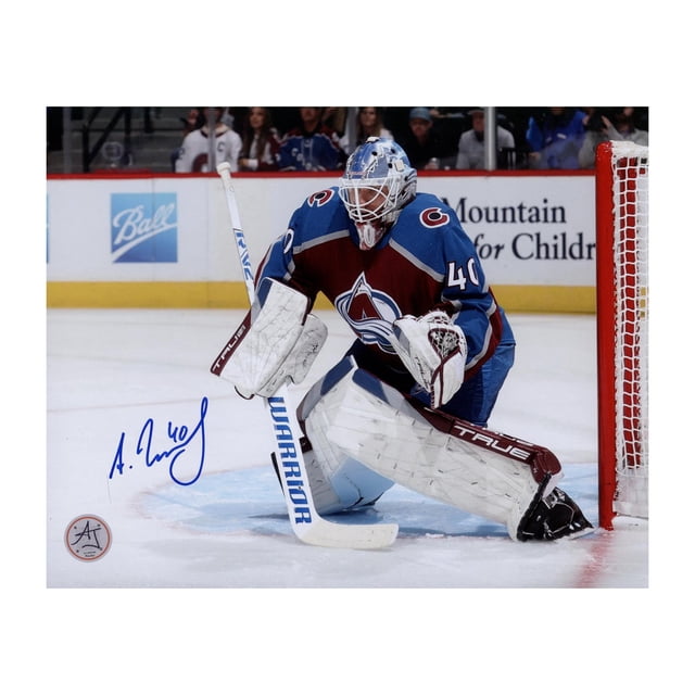 Alexandar Georgiev Signed Colorado Hockey Goalie 8x10 Photo