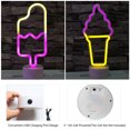 thumbnail image 4 of Labymos Cute Design Night Light Beside Lamp 3 * AA Cell Operated USB Powered Portable, 4 of 8