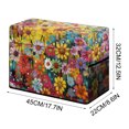 thumbnail image 3 of Ohmyroo Housse de Machine à Coudre Florale Sac de Rangement Antipoussière avec Poches pour Accessoires, 3 of 6